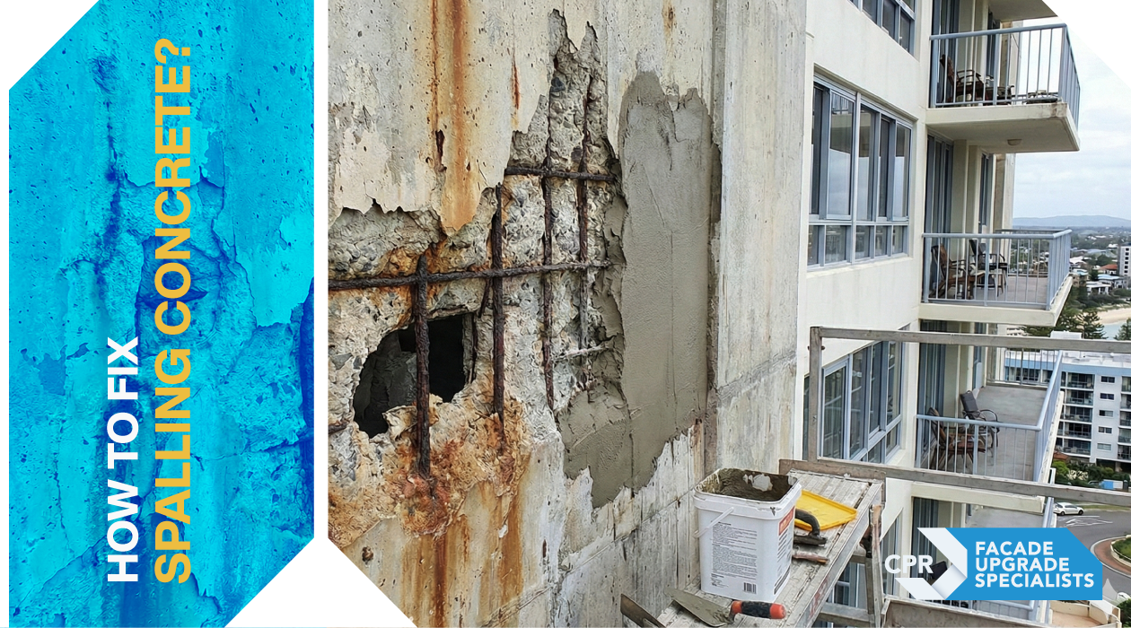 How to fix spalling concrete?